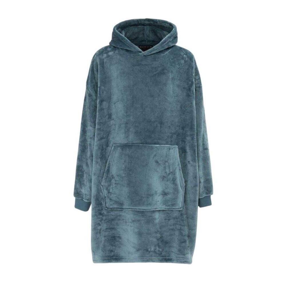 Howick Mens Polyester Blanket Hoodie / Teal
